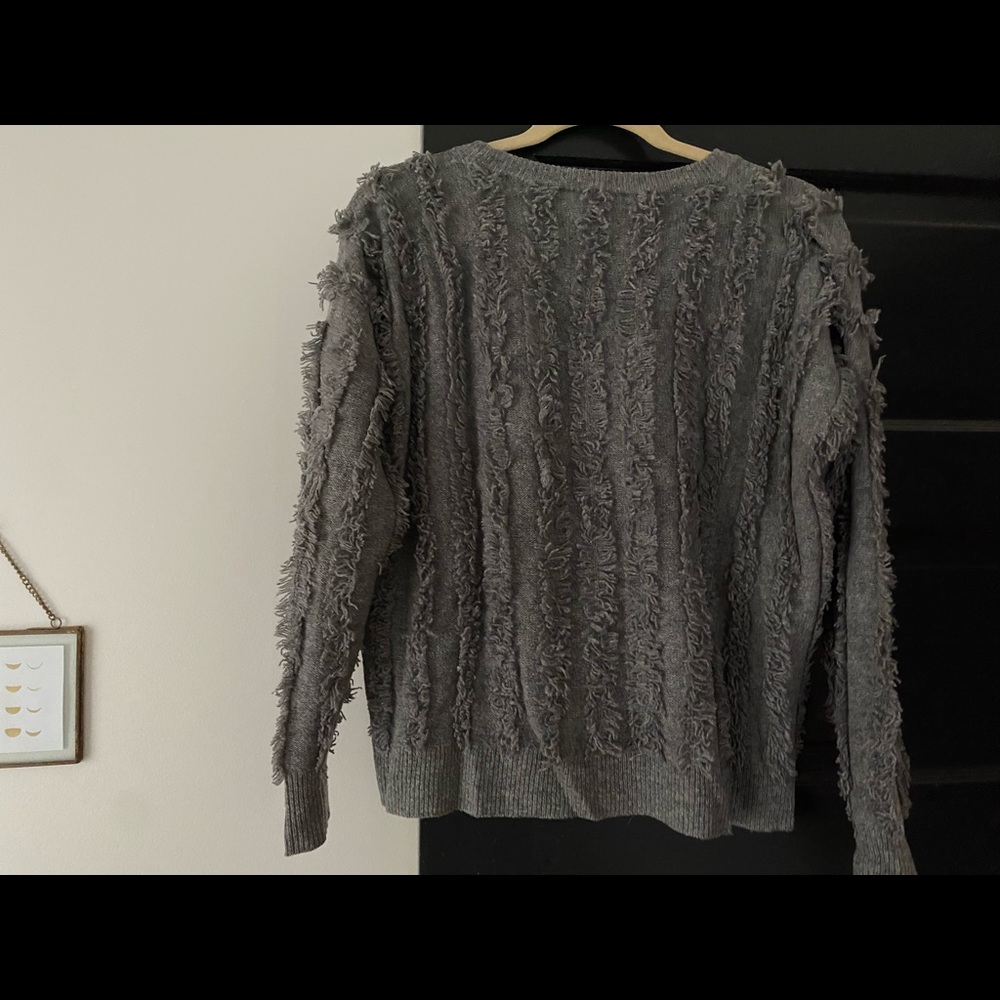 Madewell fringe stripe sweater EUC SZ S - Picture 7 of 7